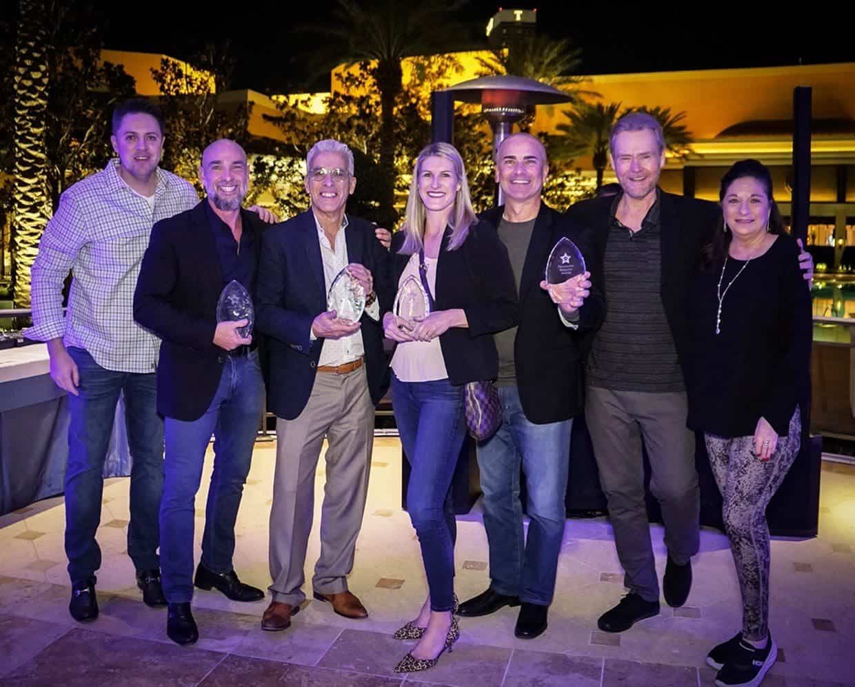 arrivia employees at awards